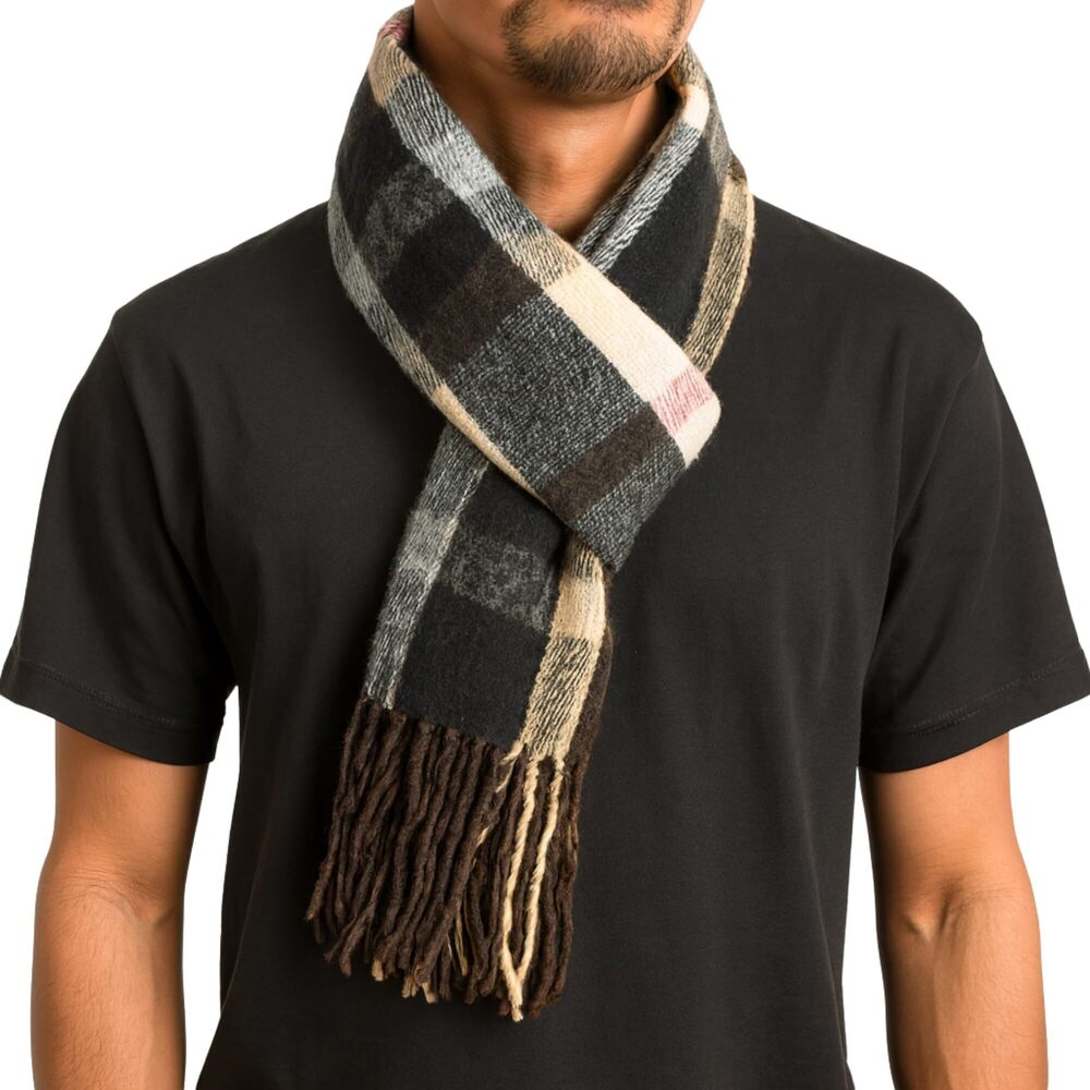 1634 Plaid Scarf Softer Than Cashmere Scarves Winter Shawl